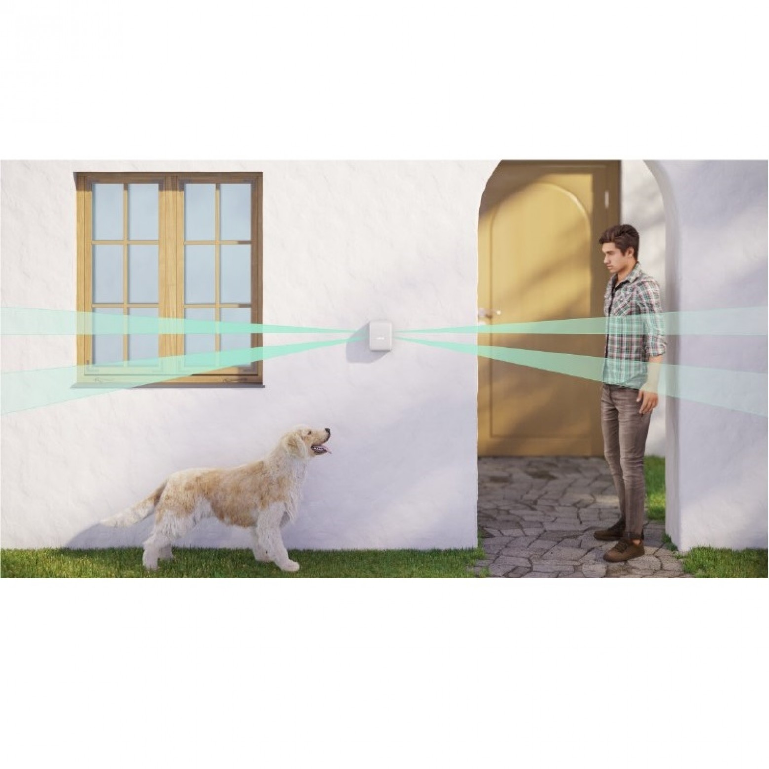 AJAX Wireless DualCurtain Outdoor Curtain Sensor 