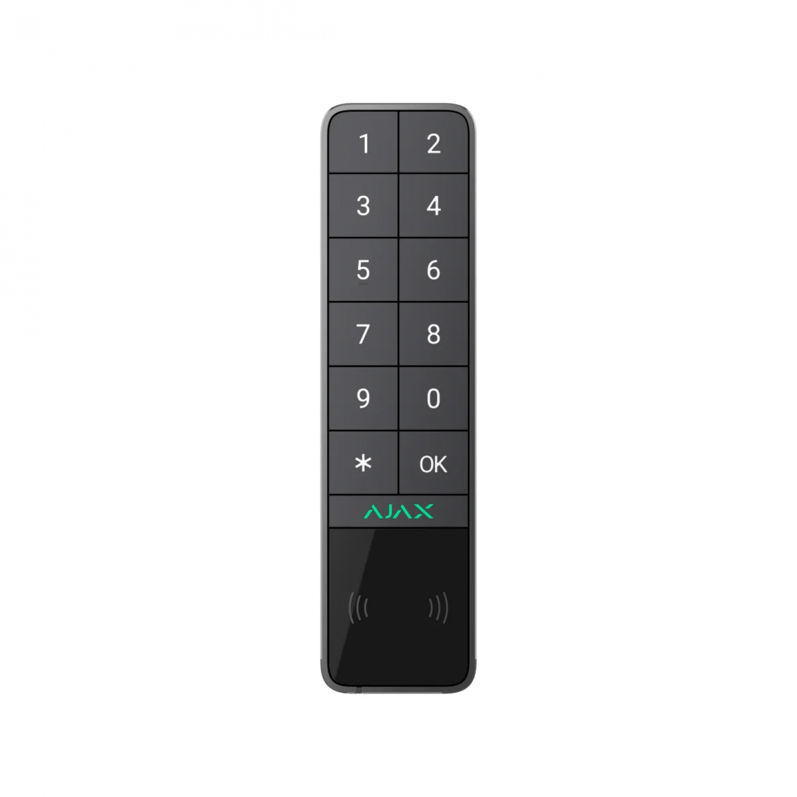 AJAX KeyPad Outdoor Jeweller wireless With DESFire and BLE card reader Anthracite gray