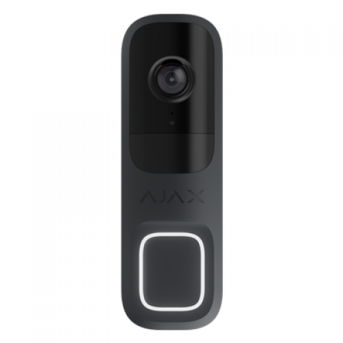 AJAX Doorbell 4 MP Camera with built-in AI and PIR Sensor Graphite AJAX Doorbell 4 MP Camera with built-in AI and PIR Sensor Graphite