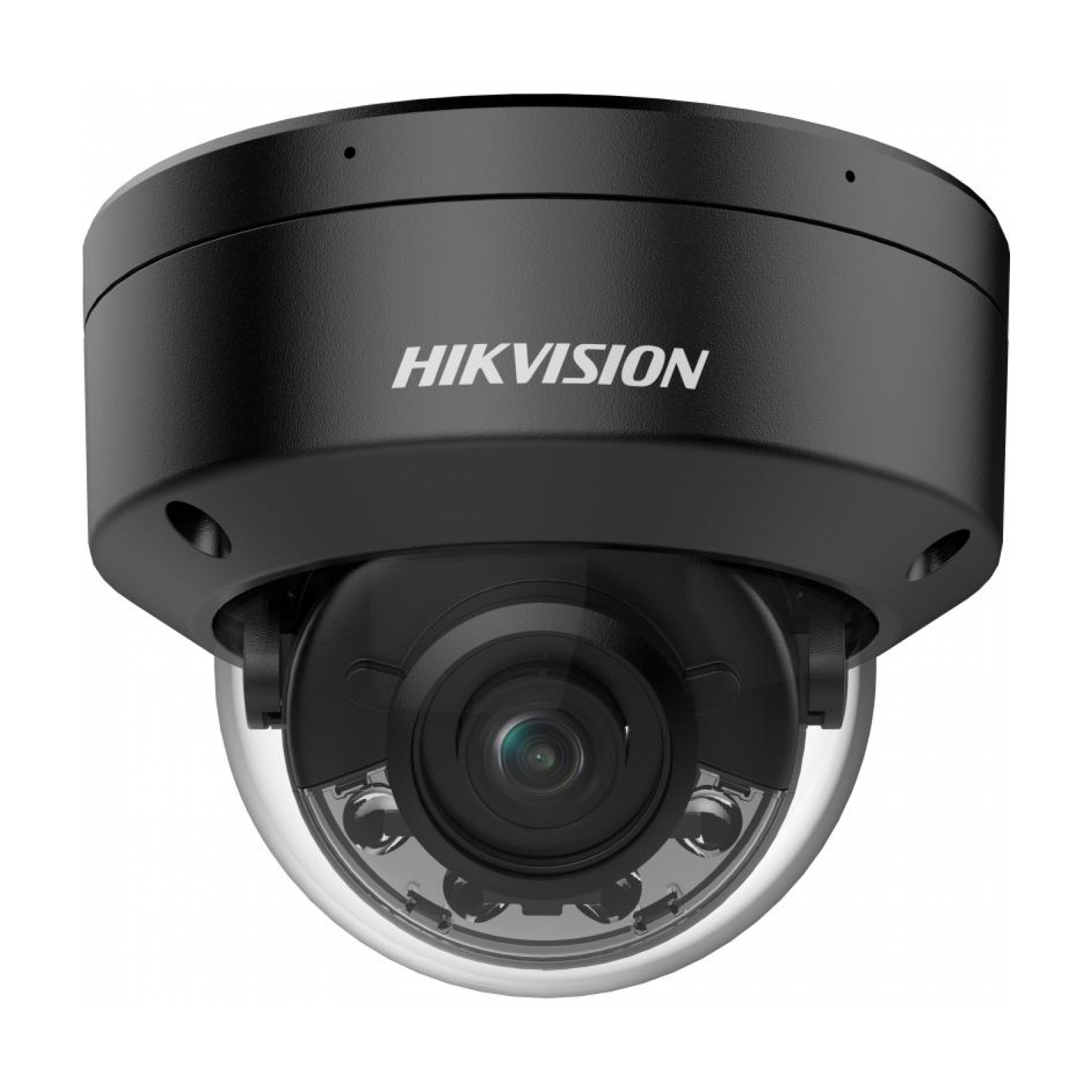 Hikvision - DS-2CD2187G2H-LISU - ColorVu Hybrid - AcuSense - Dome - 8MP - IP - Black