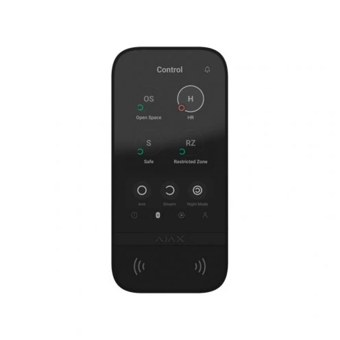 AJAX Wireless Touchscreen Keypad Black