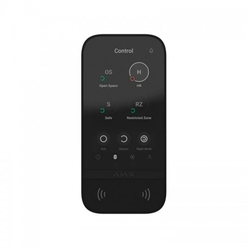 AJAX Wireless Touchscreen Keypad Black