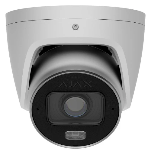 Ajax Systems - Turret - 8 Megapixel - IP Camera - Varifocal 2.8-12 mm - Hybrid Lighting - White