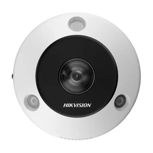 Hikvision - DS-2CD63C5G1-IVS - DeepinView - Fisheye - 1.29MM Lens - 12MP - IP - Wit