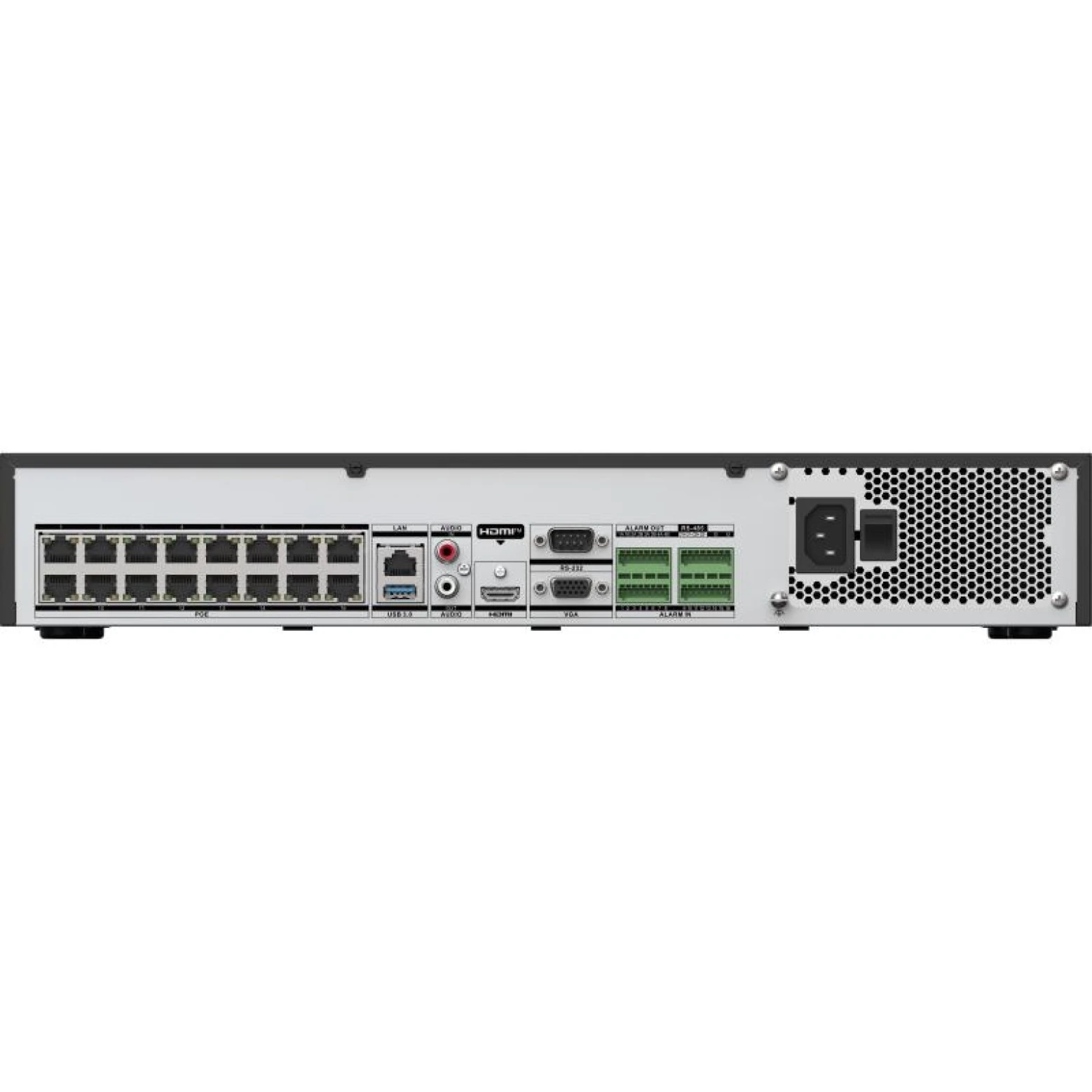 Hikvision DS-7716NXI-K4/16P/VPro - 16-Channel - 4K - 16-Port PoE AI NVR - AcuSeek - AcuSearch - AcuSense
