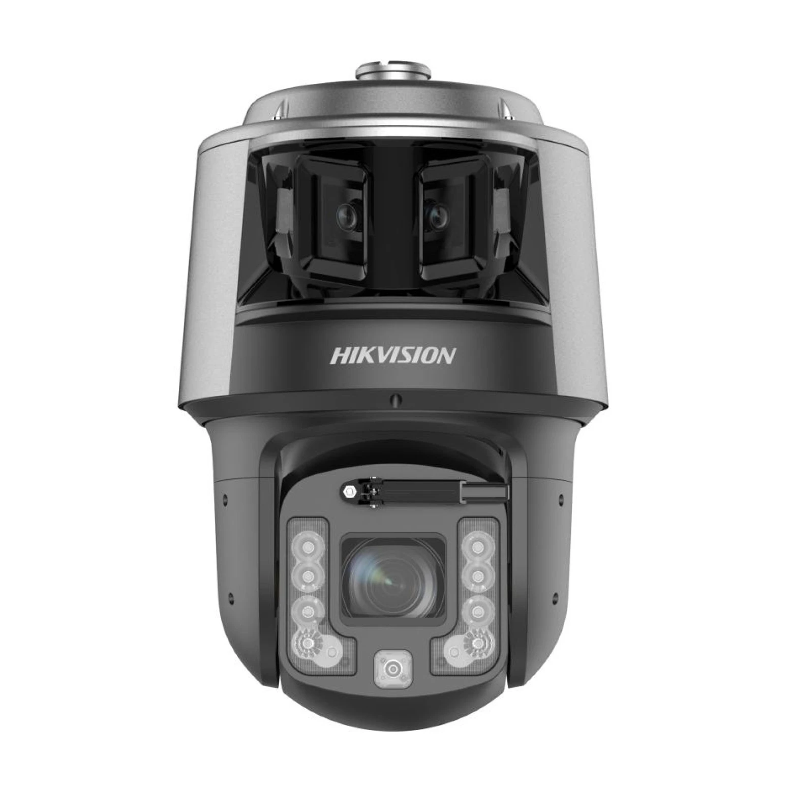 Hikvision DS-2SF7C442MXG2/LM-EL(W)(Y)/26 – 6MP TandemVu panoramic camera – 4MP DeepinViewX PTZ – 42× optical zoom – 400 m IR – Auto Tracking 3.0