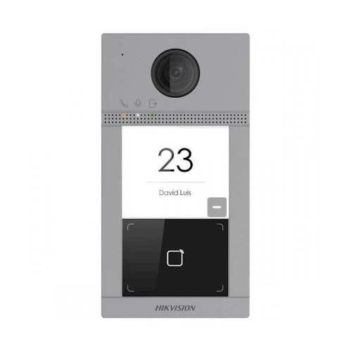 Hikvision DS-KV8113-WME1, 1 bell push button, IR lighting intercom