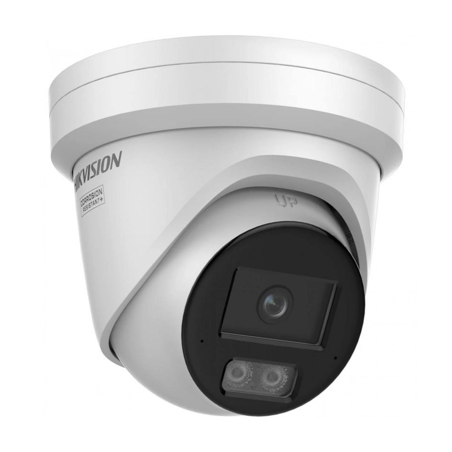 Hikvision - DS-2CD2367G3-LIS2UY - AcuSense - ColorVu Hybrid - Turret - 6MP - IP - White