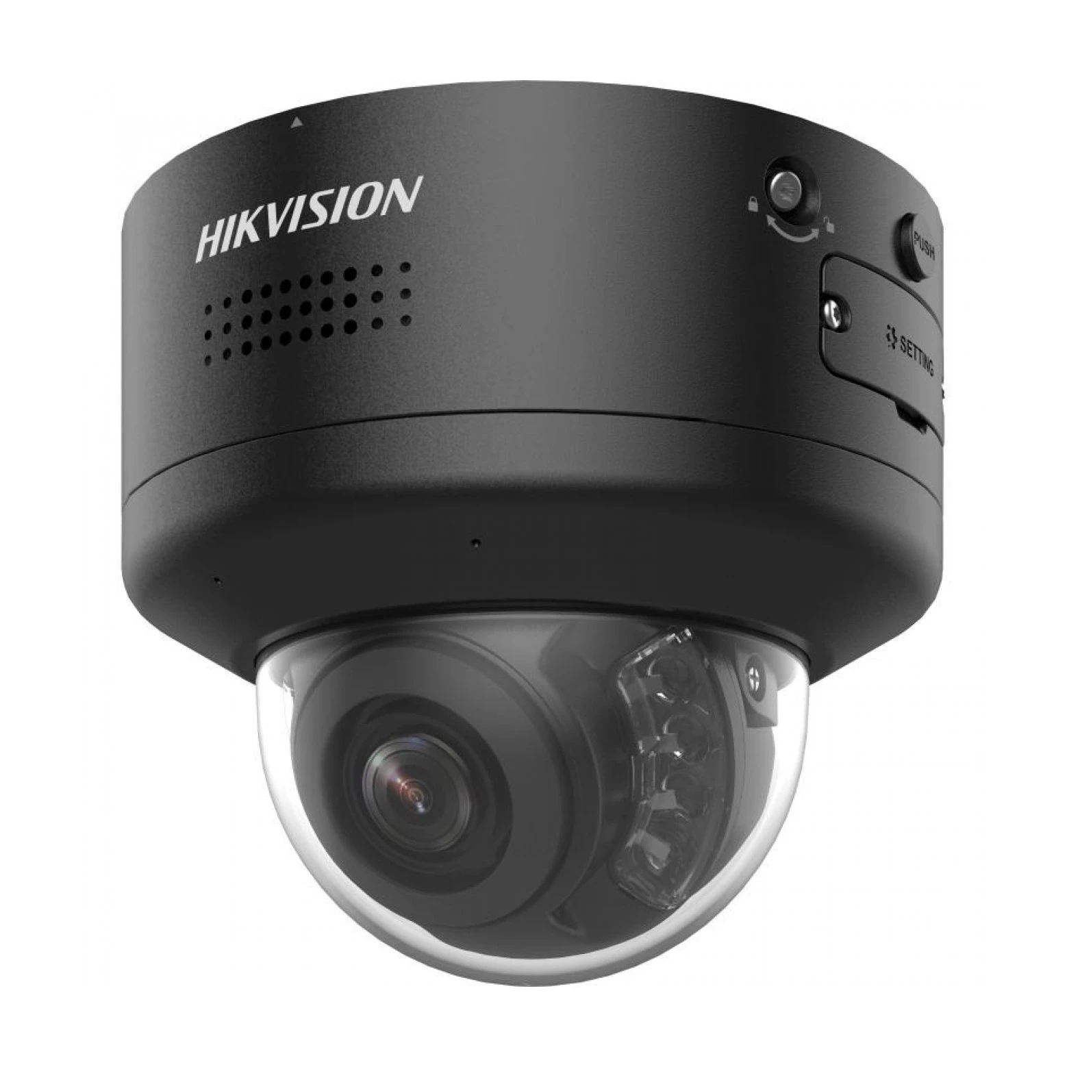Hikvision DS-2CD2747G2H-LIPTRZS2U/SL - Colorvu Hybrid - Motorized PTRZ Varifocal Dome - 4MP - IP - Black