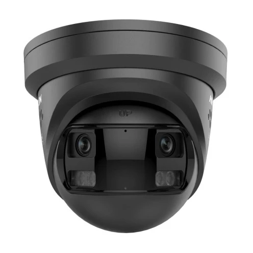 Hikvision - DS-2CD23127G3P-LIS2UY/SL - 12MP - 180° Panorama - ColorVu 3.0 - AcuSense 3.0 - Camera - Black