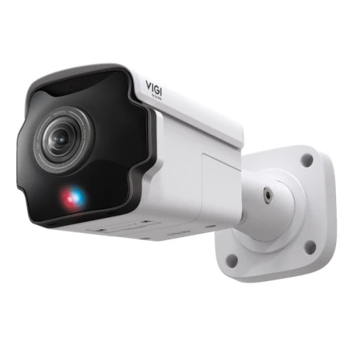VIGI By TP-link - InSight S385PI - 8MP - IR - Panoramic - AI - Turret - with Active Deterrence - White