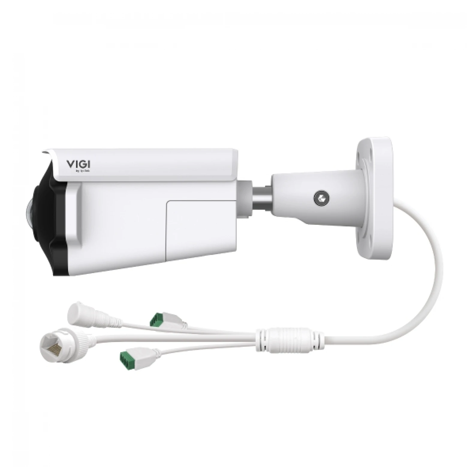 VIGI By TP-link - InSight S385PI - 8MP - IR - Panoramic - AI - Turret - with Active Deterrence - White