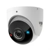 VIGI By TP-link - InSight S485PI - 8MP - IR - Panoramic - AI - Turret - with Active Deterrence - White