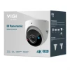 VIGI By TP-link - InSight S485PI - 8MP - IR - Panoramic - AI - Turret - with Active Deterrence - White