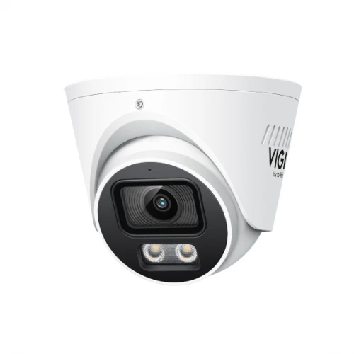 VIGI By TP-link - InSight S445S - 4MP - ColorPro 2.0 - AI - Turret - with Active Deterrence - White