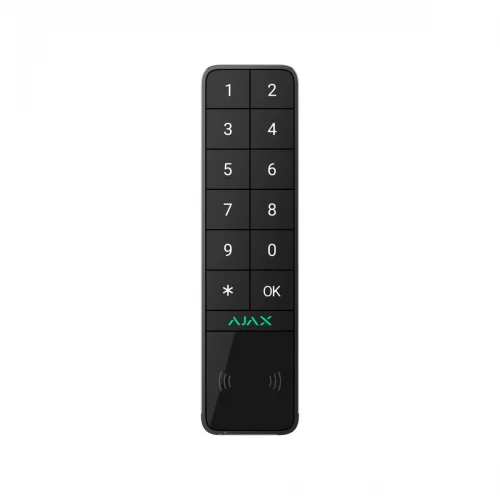 AJAX KeyPad Outdoor Jeweller wireless With DESFire and BLE card reader Black