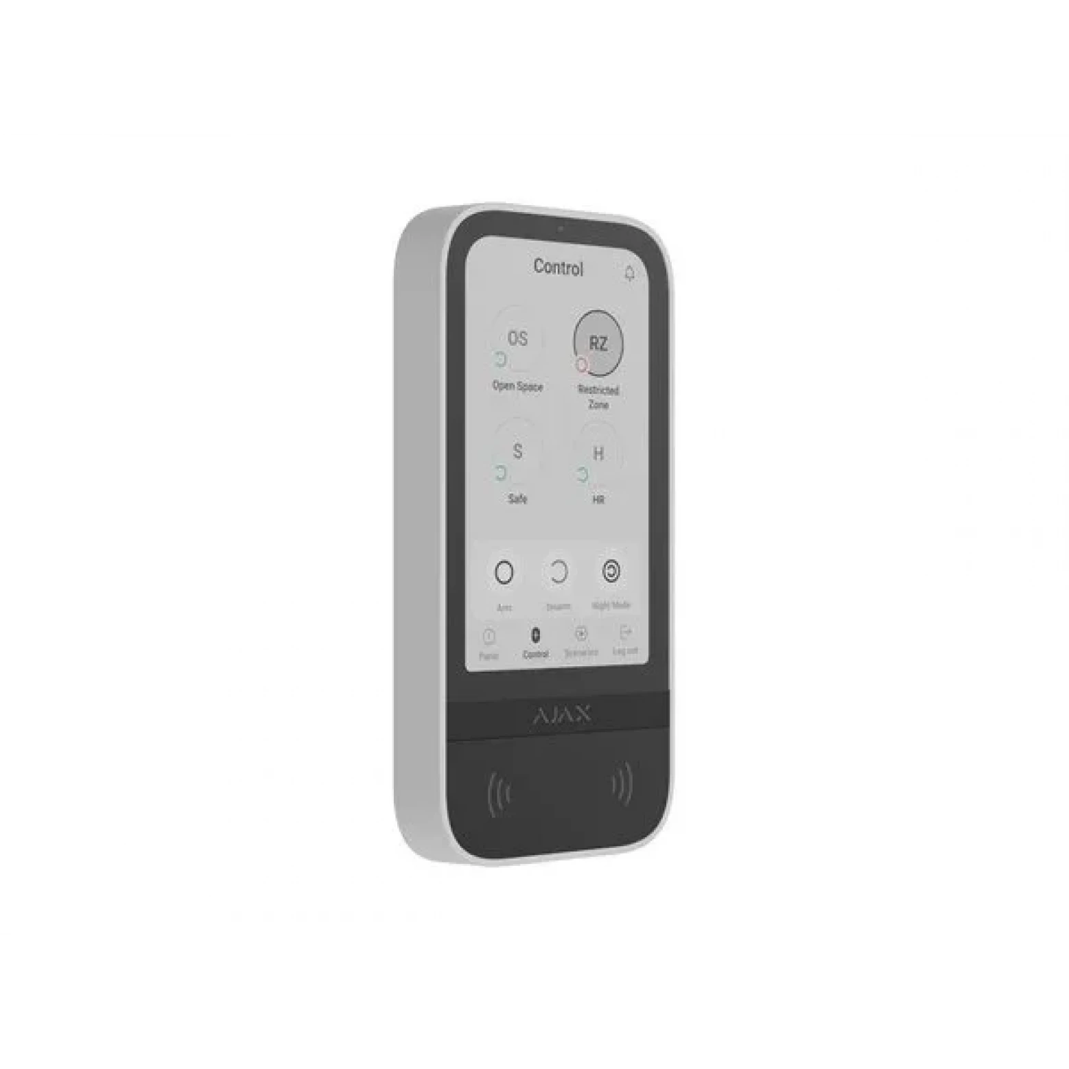 AJAX Wireless Touchscreen Keypad White
