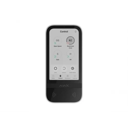 AJAX Wireless Touchscreen Keypad White