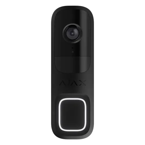 AJAX Doorbell 4 MP Camera with built-in AI and PIR Sensor Black