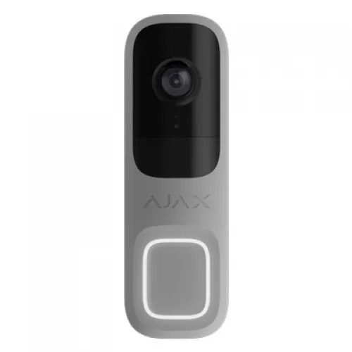 AJAX Doorbell 4 MP Camera with built-in AI and PIR Sensor Gray