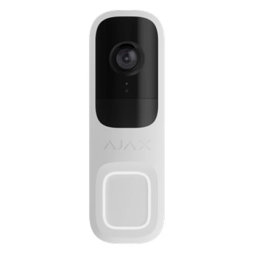 AJAX Doorbell 4 MP Camera with built-in AI and PIR Sensor White