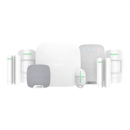 AJAX Wireless Alarm System Luxury Set White