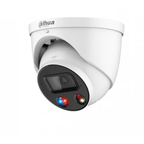 Dahua HDW3849HP-AS-PV-S4 - 8MP - Wizsense - TioC 2.0 - Full Color - Turret - PoE - 2.8mm - IP - Wit