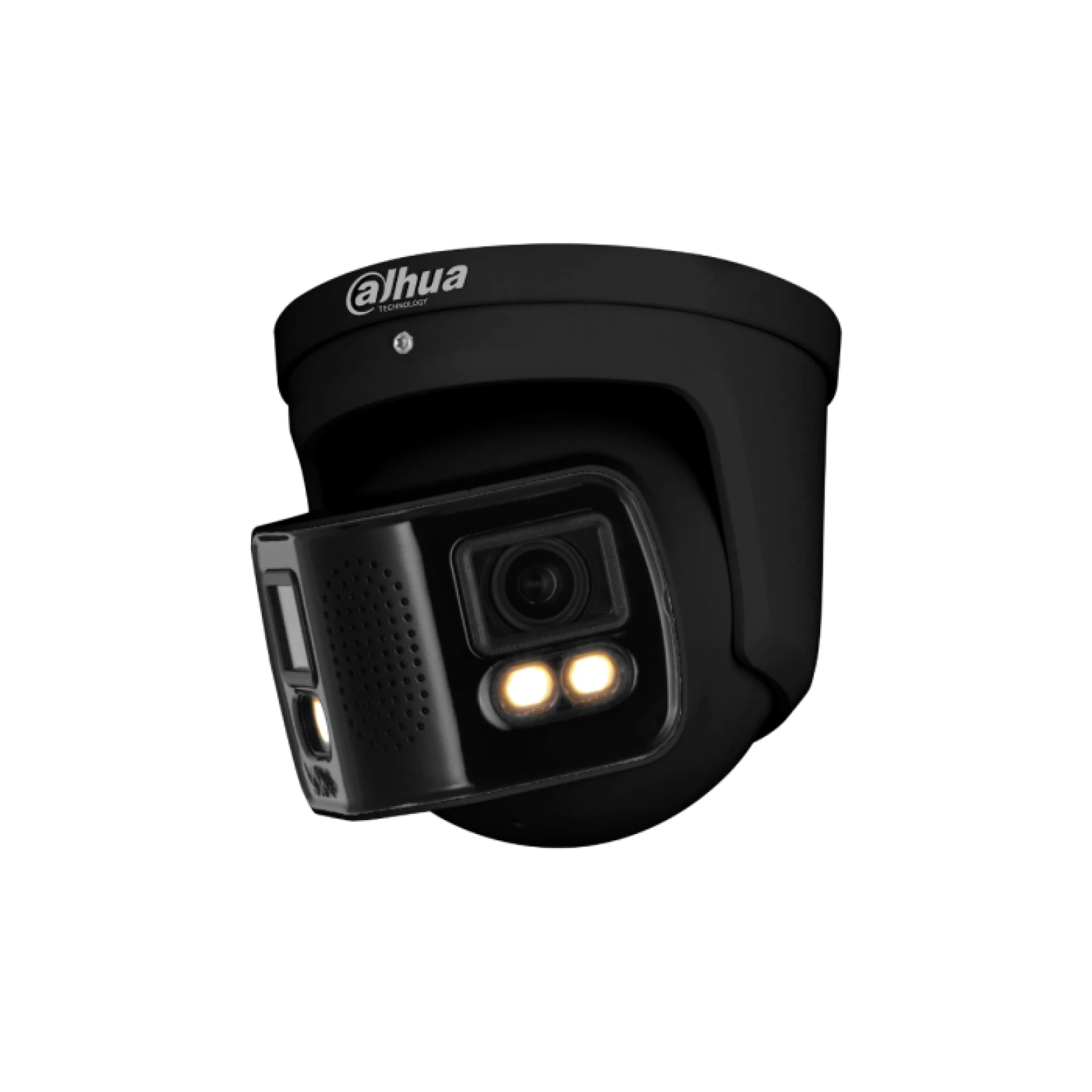 Dahua PDW5849P-A180-E2-ASTE - WizMind - Full color - Panorama 180° degrees - Dual-Lens - Turret - 8Mp - Black
