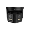 Dahua PDW5849P-A180-E2-ASTE - WizMind - Full color - Panorama 180° degrees - Dual-Lens - Turret - 8Mp - Black