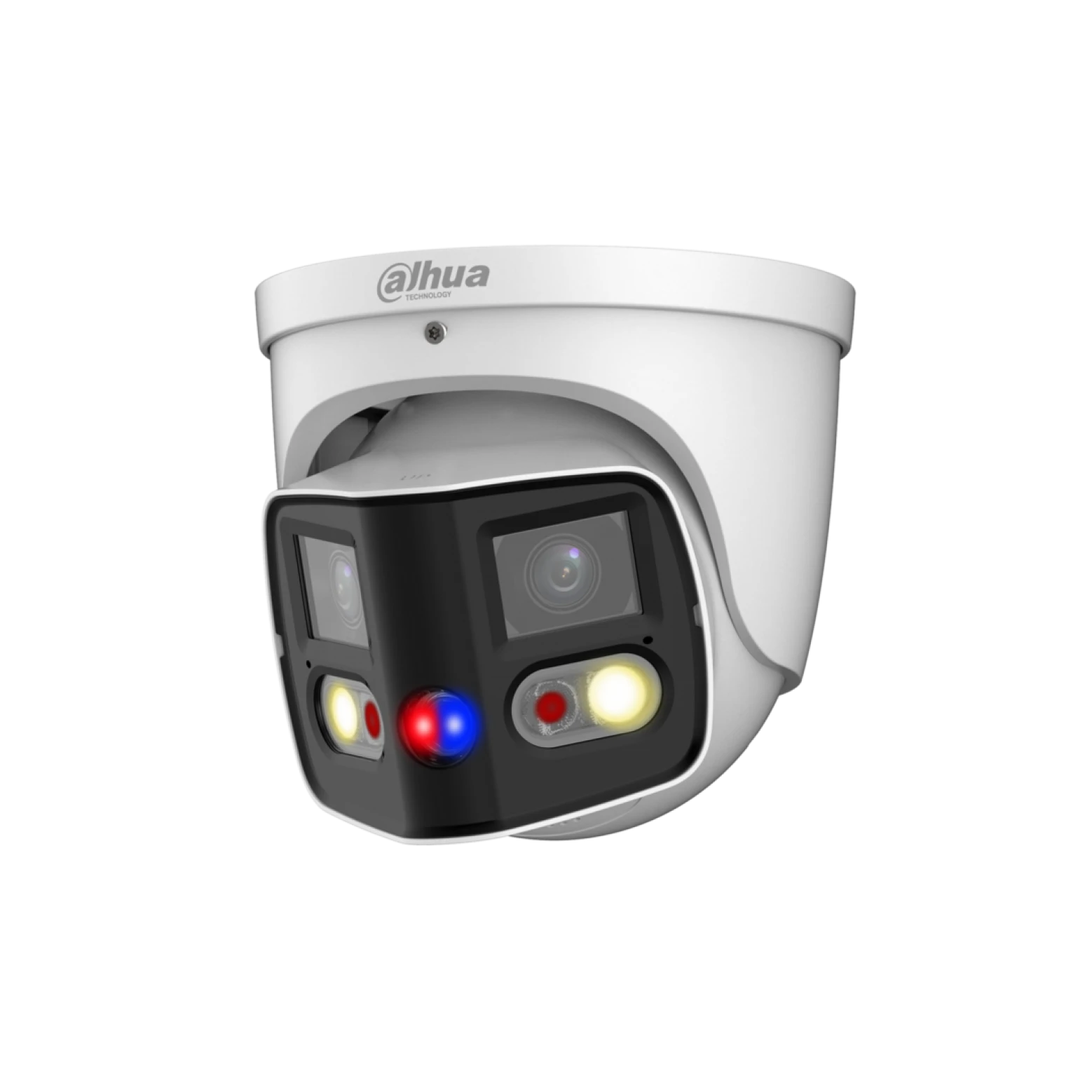 Dahua IPC-PDW3849P-A180-AS-PV - WizSense - Panorama 180° degrees - Tioc - Dual-Lens - Turret - 8Mp - Wit