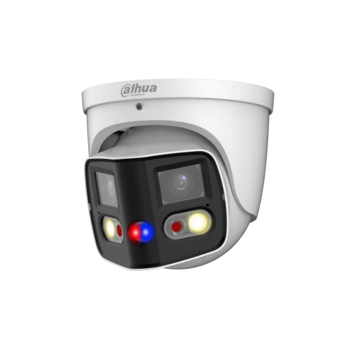 Dahua IPC-PDW3849P-A180-AS-PV - WizSense - Panorama 180° degrees - Tioc - Dual-Lens - Turret - 8Mp - Wit