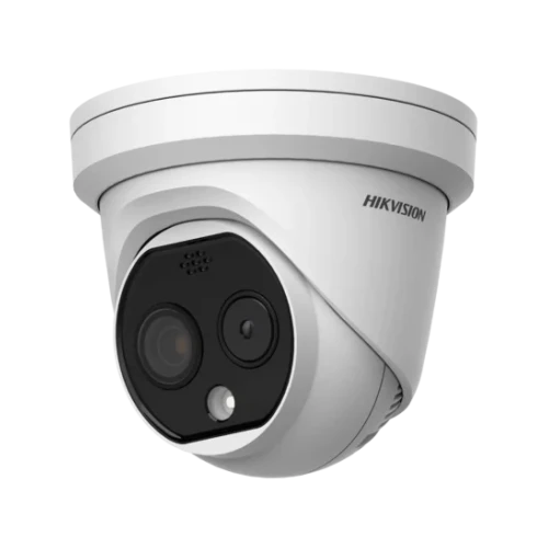 Hikvision - DS-2TD1217-3/QA - DeepinView - Thermal bi-spectrum - Strobe - Audio - Turret - IP - Wit
