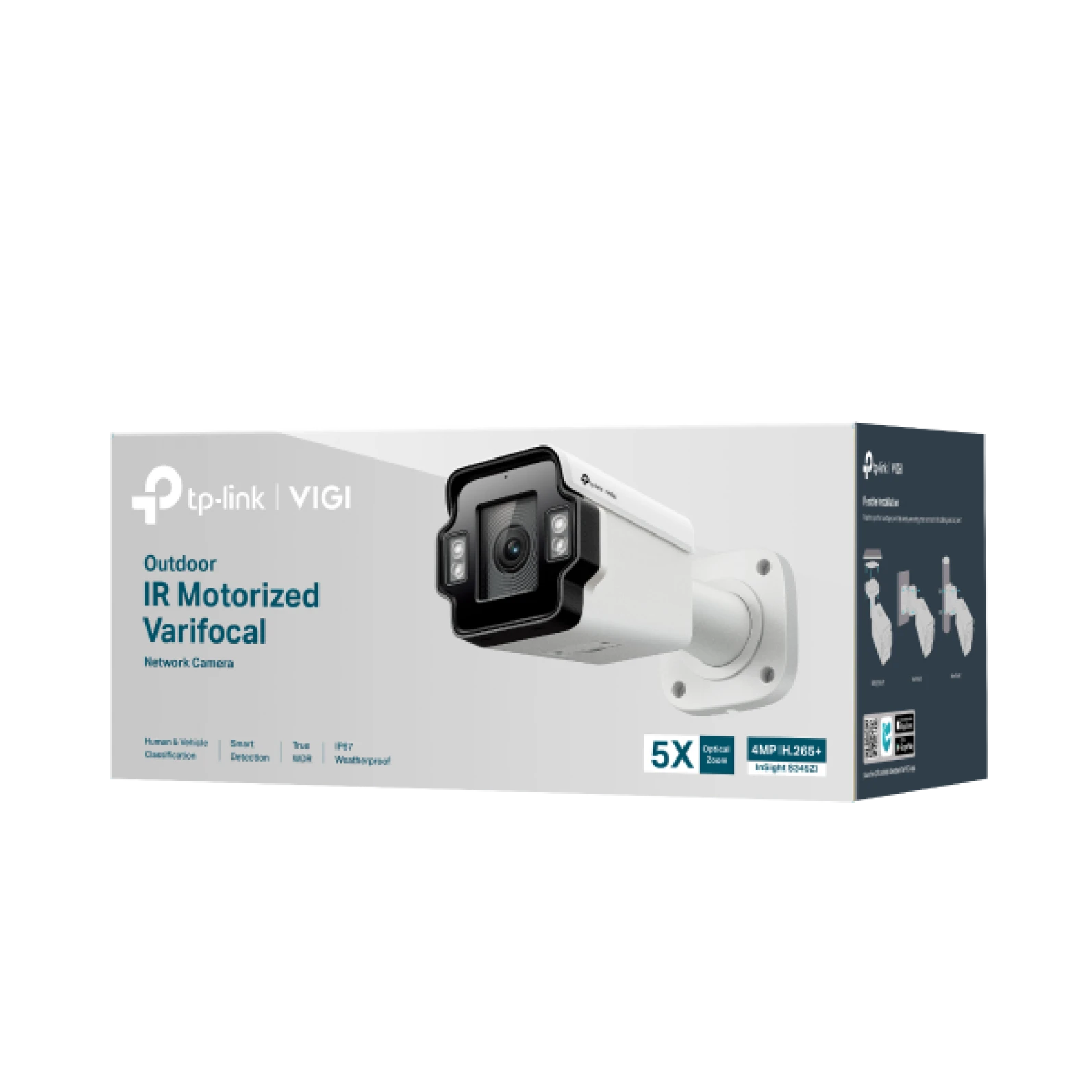 VIGI By TP-link - InSight S345ZI - 4MP - IR - Motorized Varifocal - AI - Bullet  - Wit